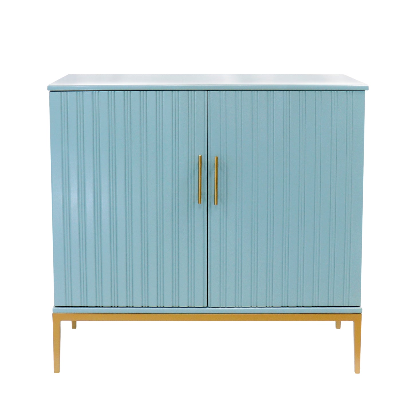 Edgar Modern Cabinet Aqua/Gold