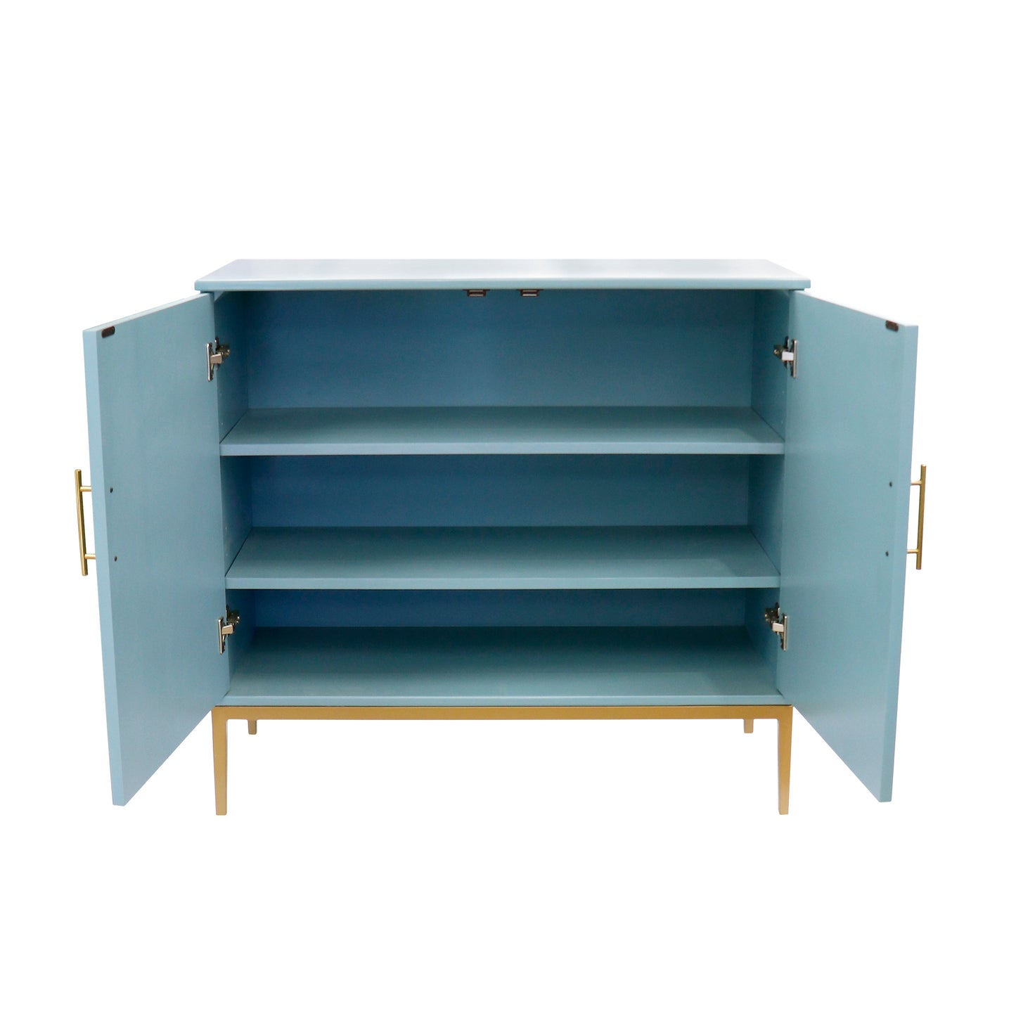 Edgar Modern Cabinet Aqua/Gold