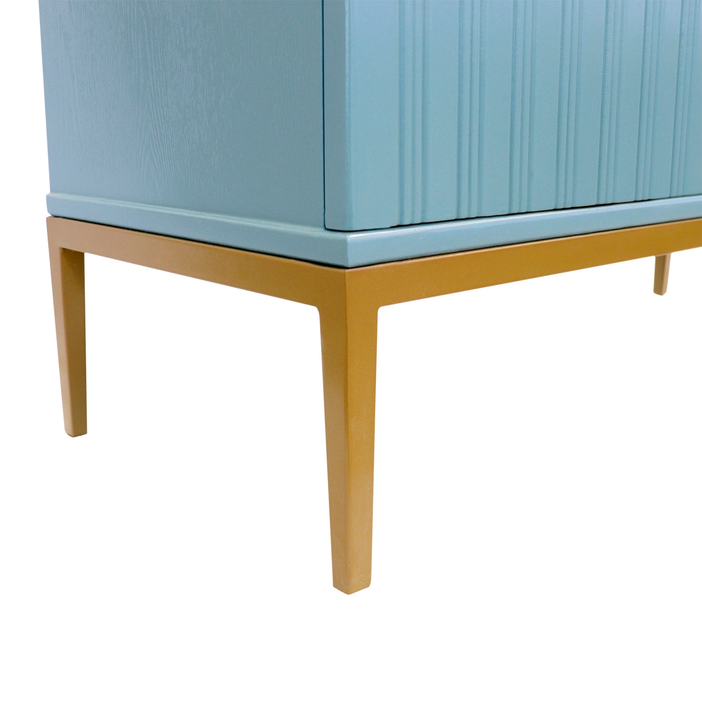 Edgar Modern Cabinet Aqua/Gold