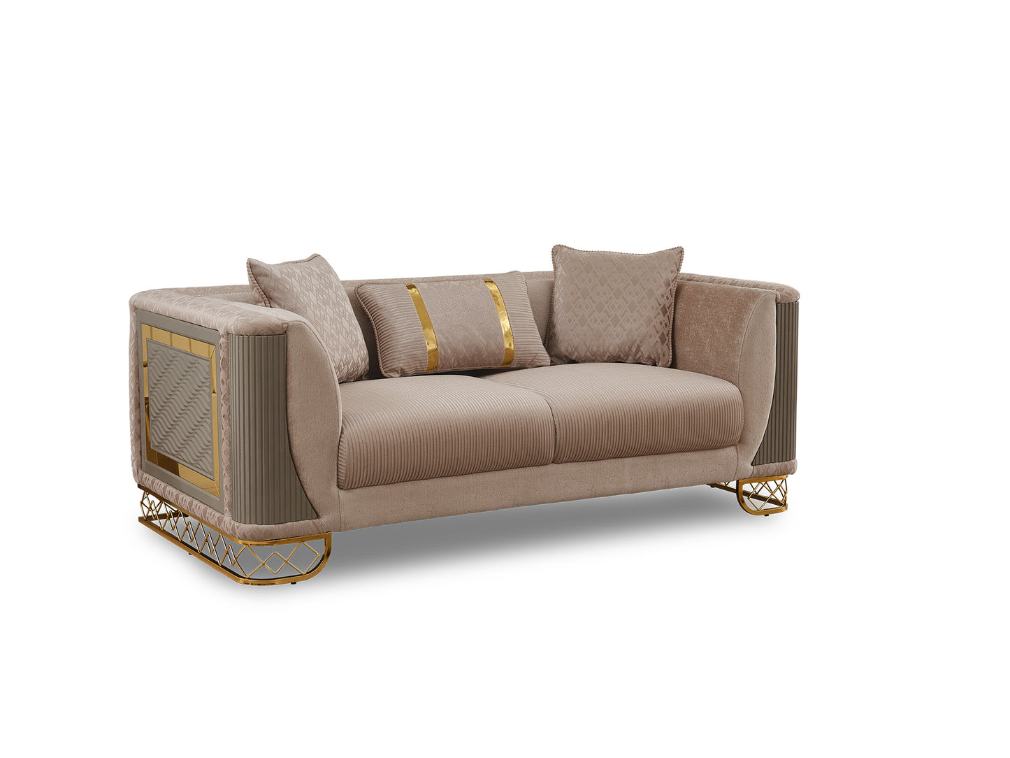 Valentino Stationary Livingroom (2 Sofa & 2 Chair)