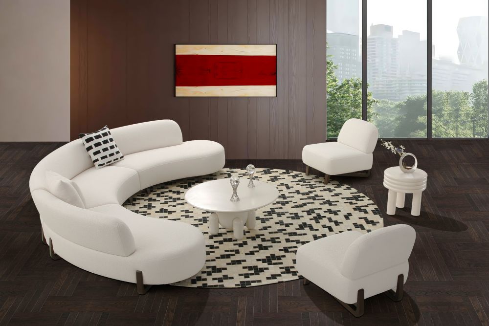 AE3809 Curved Sectional Sofa