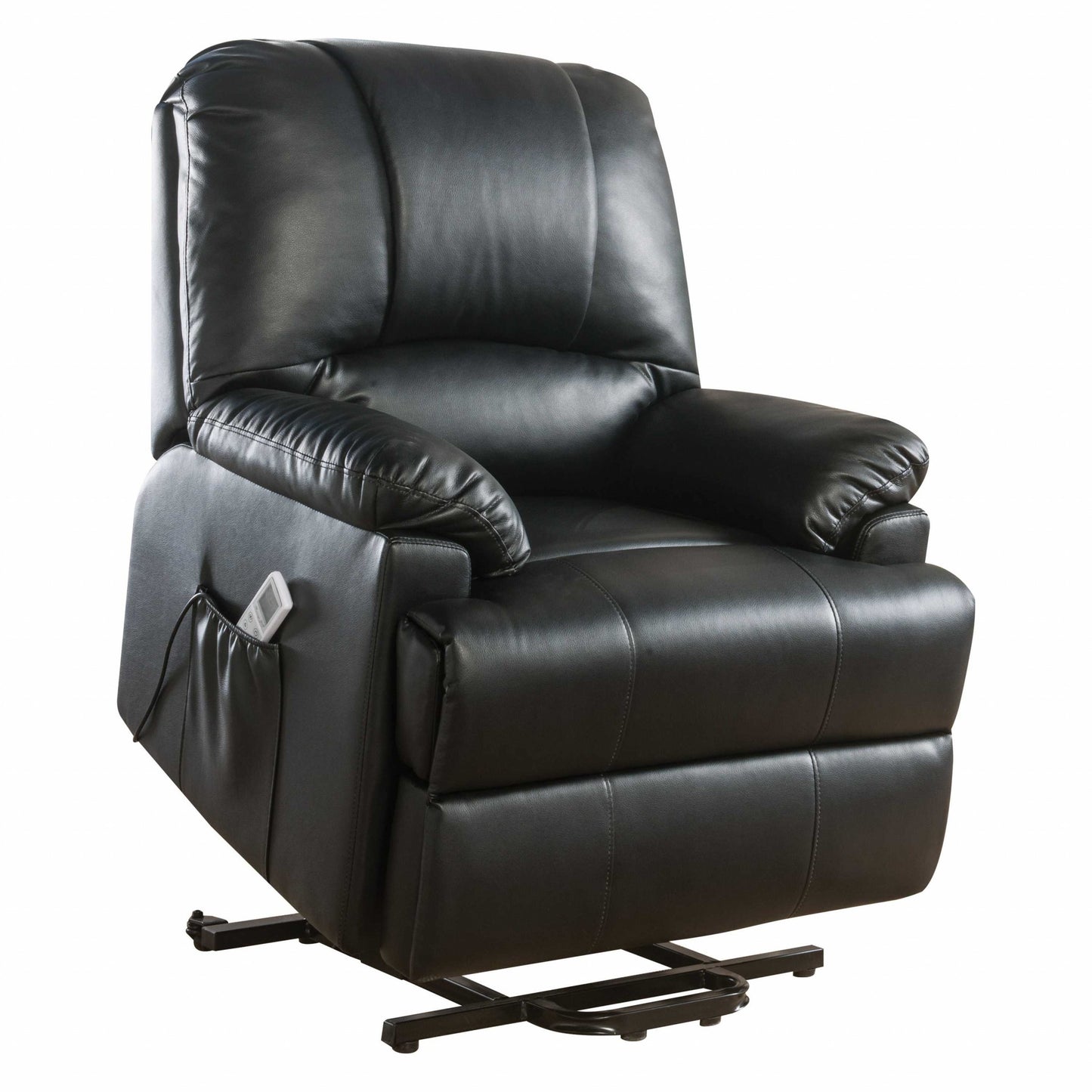 Faux Leather Power Massage Lift Assist Recliner