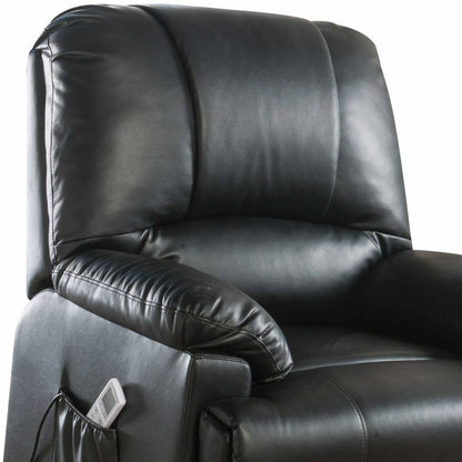 Faux Leather Power Massage Lift Assist Recliner