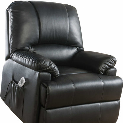 Faux Leather Power Massage Lift Assist Recliner