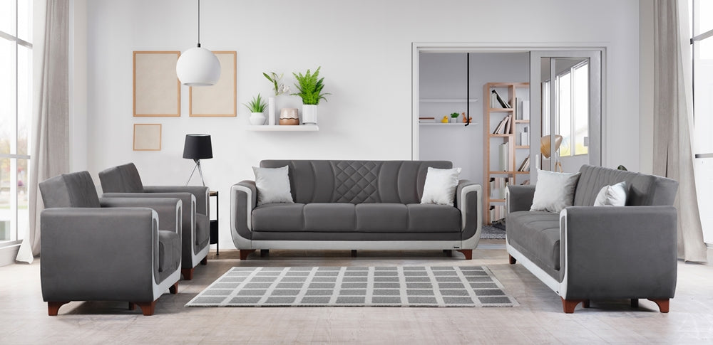 Berre Convertible Livingroom (2 Sofa & 2 Chair)