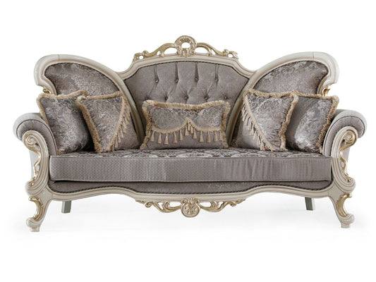 Kelebek Traditional Livingroom Sofa Vizon