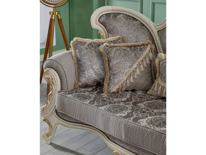 Kelebek Traditional Livingroom Sofa Vizon