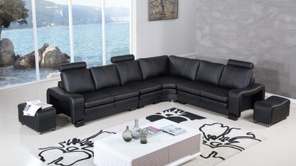 AE-L213 Faux Leather Sectional Sofa