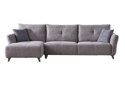 AE-L2377 Gray Fabric Sectional Sofa