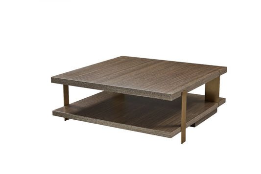 CT-Y302-1 Wood & Metal Coffee Table