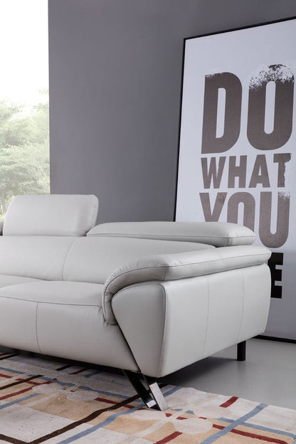 EK-L8002M Italian Top Grain Leather Sectional Sofa